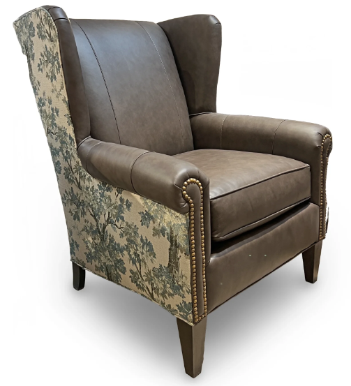 Pullover Back Chair with Nailheads