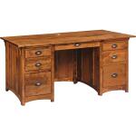 Mission 66 Desk With 2 File Drawers 191