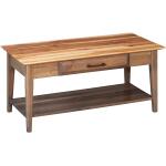 Simplicity Coffee Table with Drawer and Shelf 427