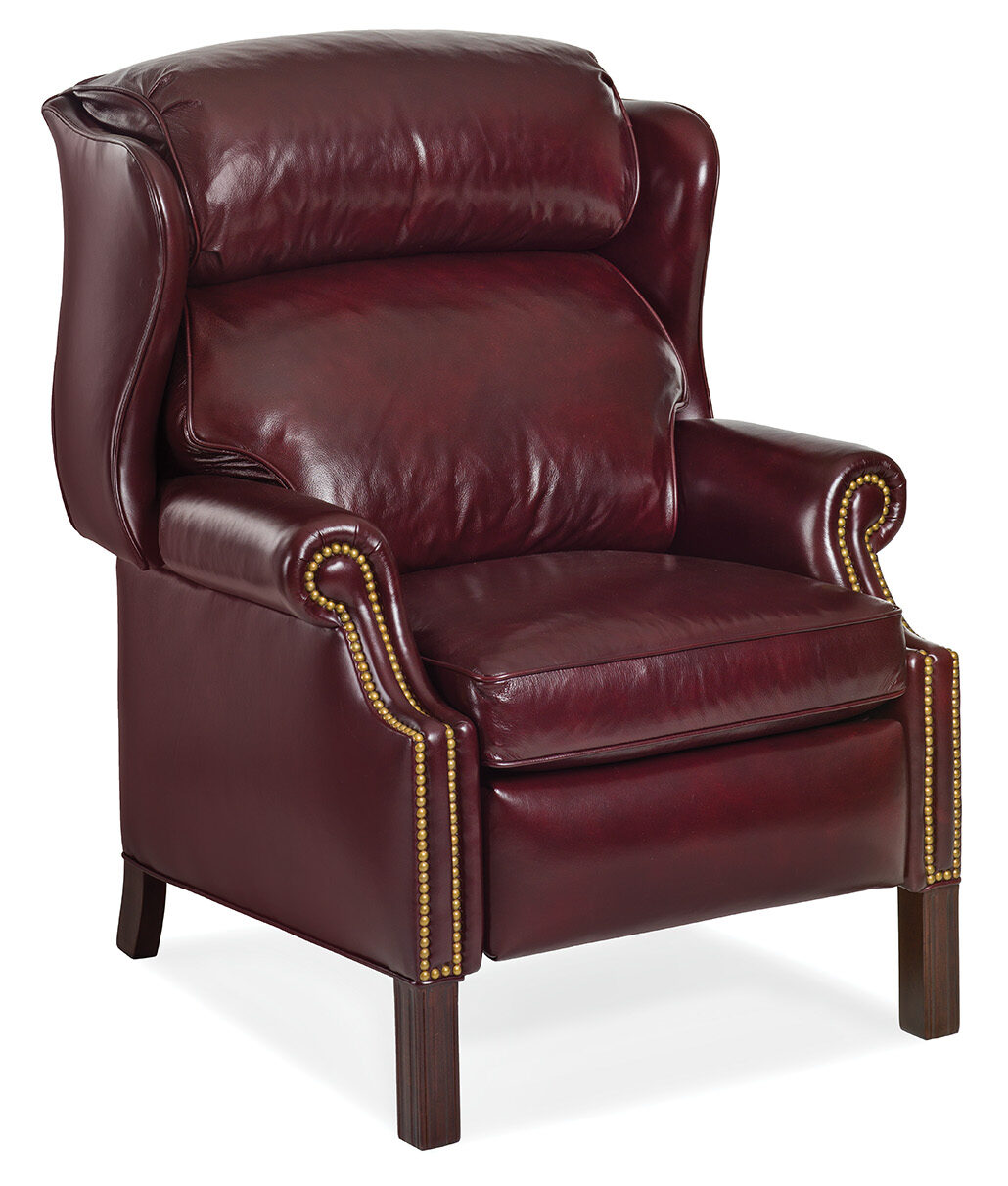 1021 Woodbridge Chippendale Wing Chair Recliner Woodbridge Chippendale Wing Chair Recliner - Image 1