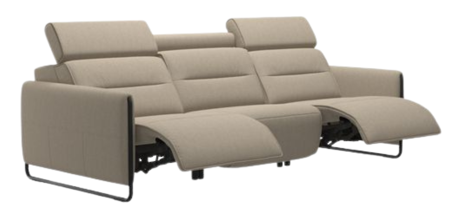 Stressless® Emily Steel 3 seater (with 2 Power seats)
