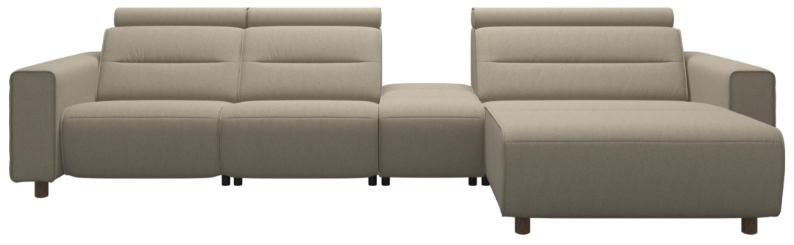 Emily Wide arm 2 seater + Center + Long Seat (L) (with 1 Power seat) Stressless® Emily Wide Sectional - Image 1