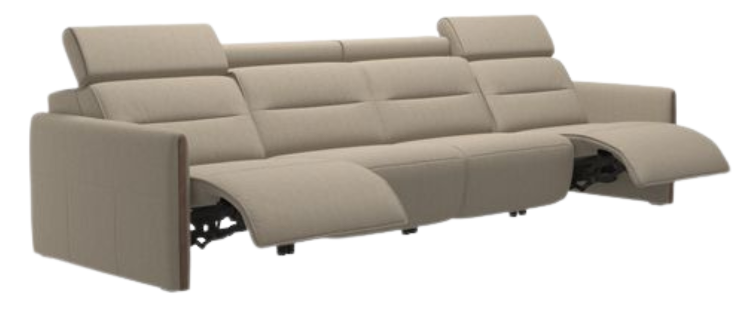 Stressless® Emily Wood 4 seater (with 2 Power seats)