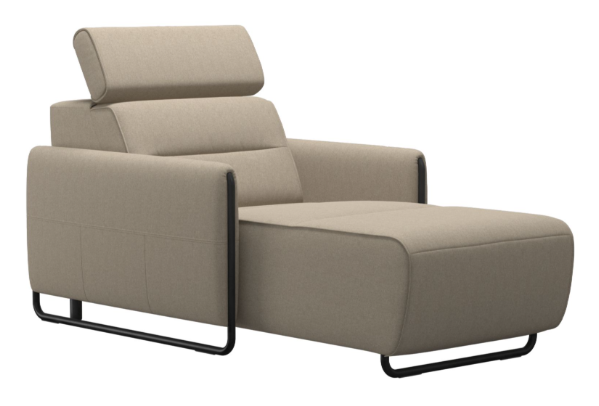 Stressless® Emily Steel Long Seat (M) with arms