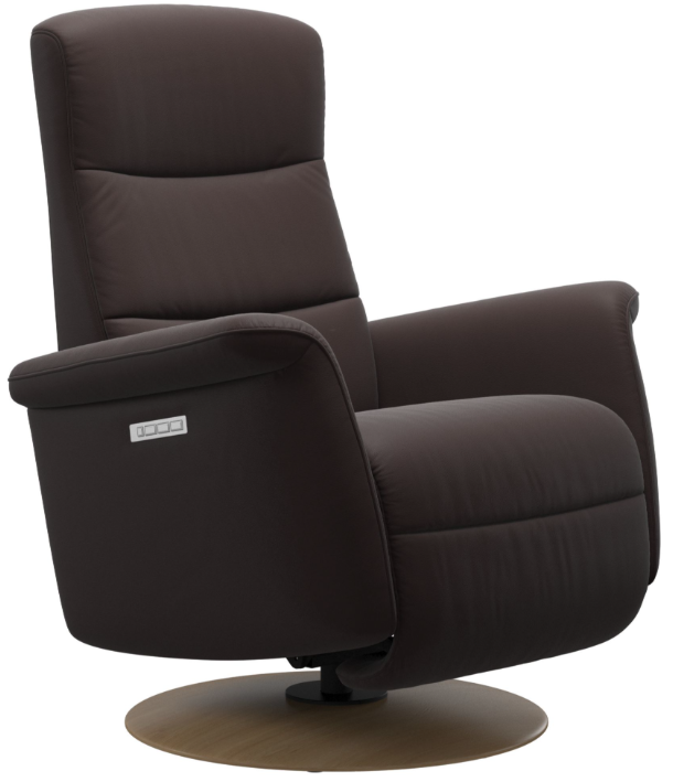 Stressless® Mike (M) Power with Moon wood base