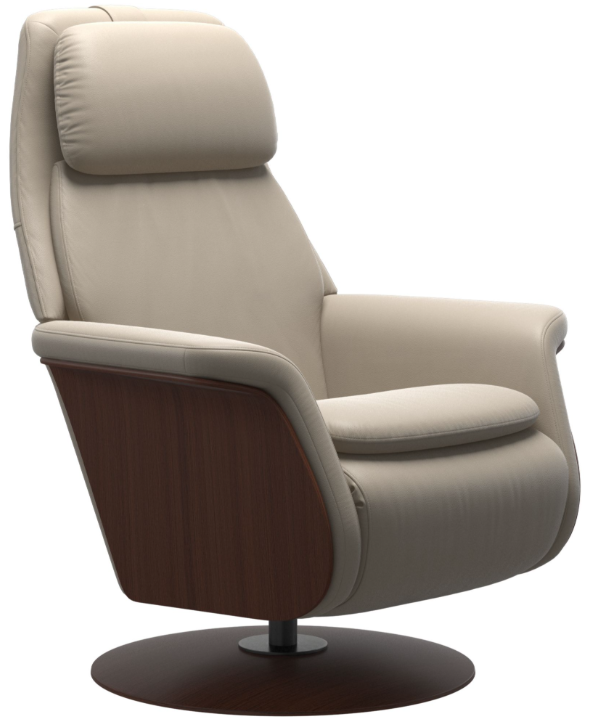 Stressless® Sam Power Wood Disc base