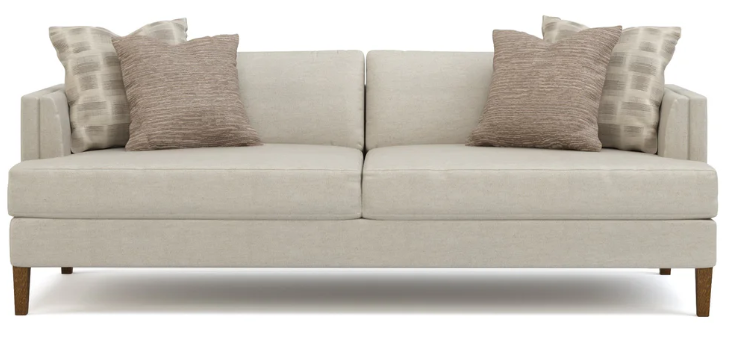 Surrey Hills Two-Seat Tuxedo-Arm Sofa, Fabric