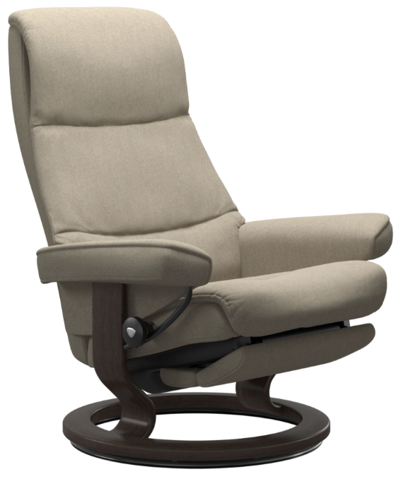 Stressless® View (M) Classic Base Recliner with Power